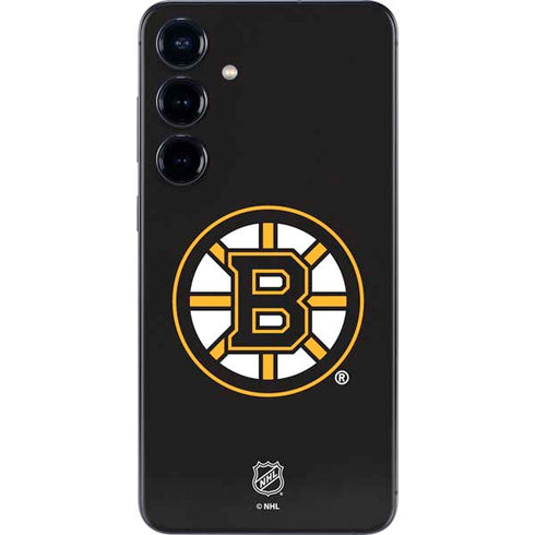 NHL Boston Bruins Solid Background Galaxy S25 Skin